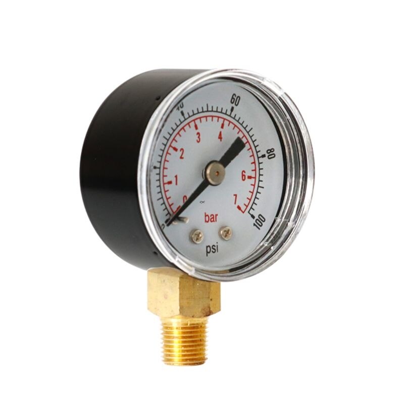 Accuracy Class 2.5% Pressure Gauge 40mm DIAL PRESSURE 1/8" BSPT Vertical 15,30,60.100,160 200, 300 PSI & Bar