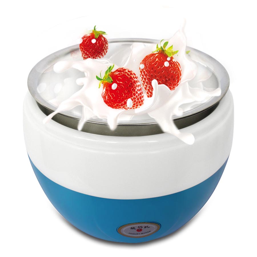 Elektrische Yoghurt Maker Multifunctionele Automatische Plastic of Roestvrij Staal Liner Yoghurt Maker Mini Automatische Thuis Yoghurt Machine