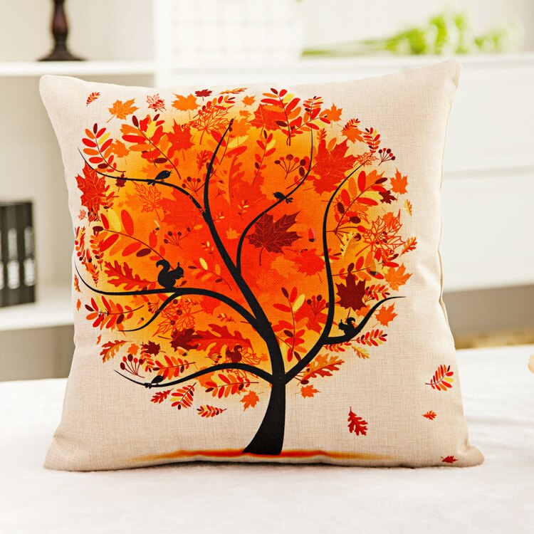 Cojín de sofá con estampado de árboles de vida, almohadas decorativas para el hogar, cojines para la espalda con estilo de coche,