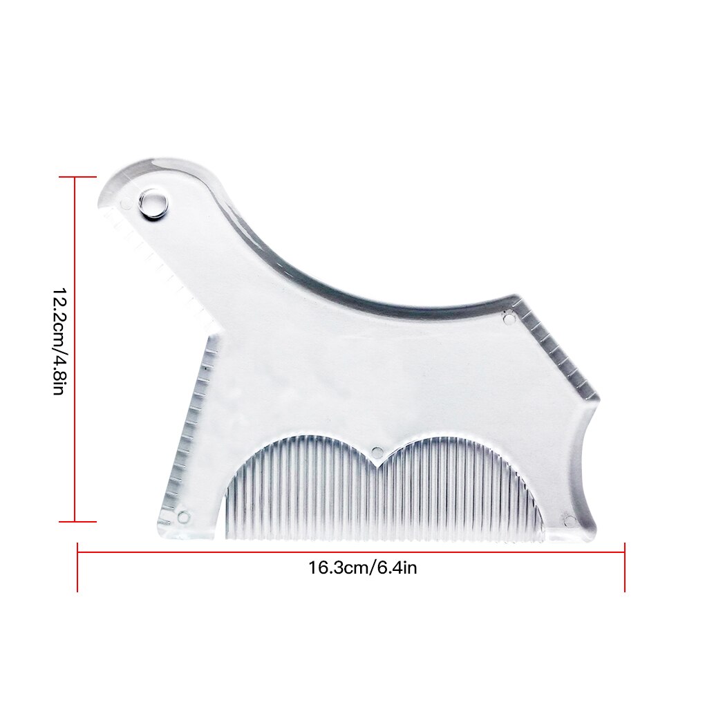 Beard Shaping Styling Tool Beard Stencil Guide Template Comb for Men Style Lightweight Beard Hair Line Up Edging Tool