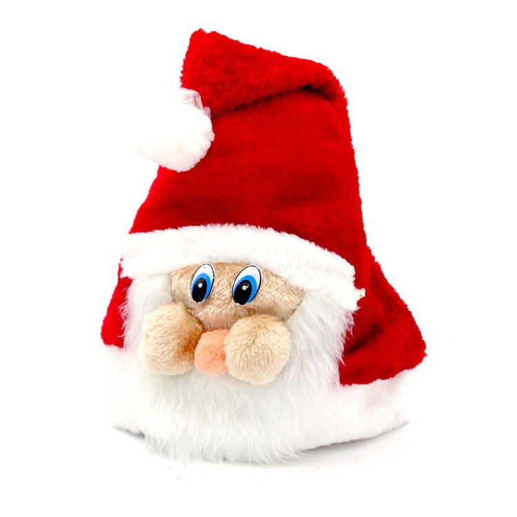 Sombreros de Navidad de Papá Noel para adultos y niños, gorros de árbol de Navidad, rojo azul a rayas, decoración de navidad, de Año ,