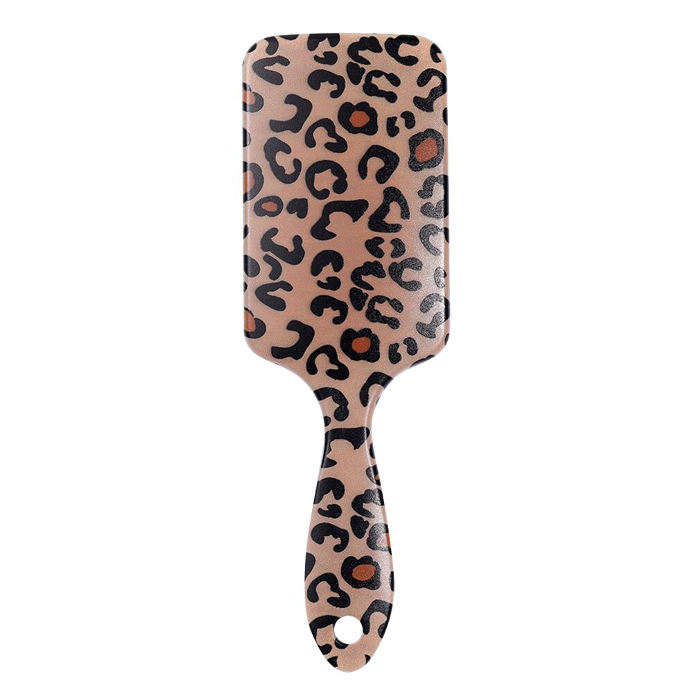 Massage Airbag Comb Leopard Print Hair Cushion Comb Shunfa Square Cartoon Animal Plastic Comb: 01