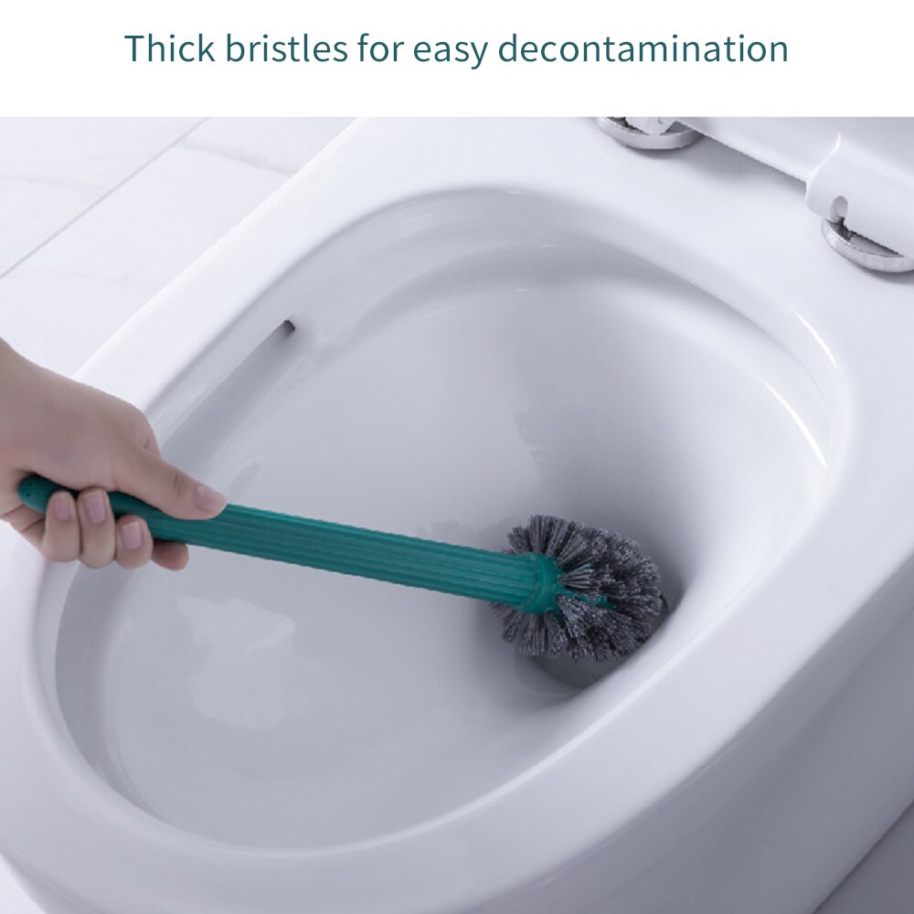 Cepillo de inodoro de Cactus, Base de limpieza montada en la pared para inodoro, WC, Set de accesorios de baño, artículos para el hogar