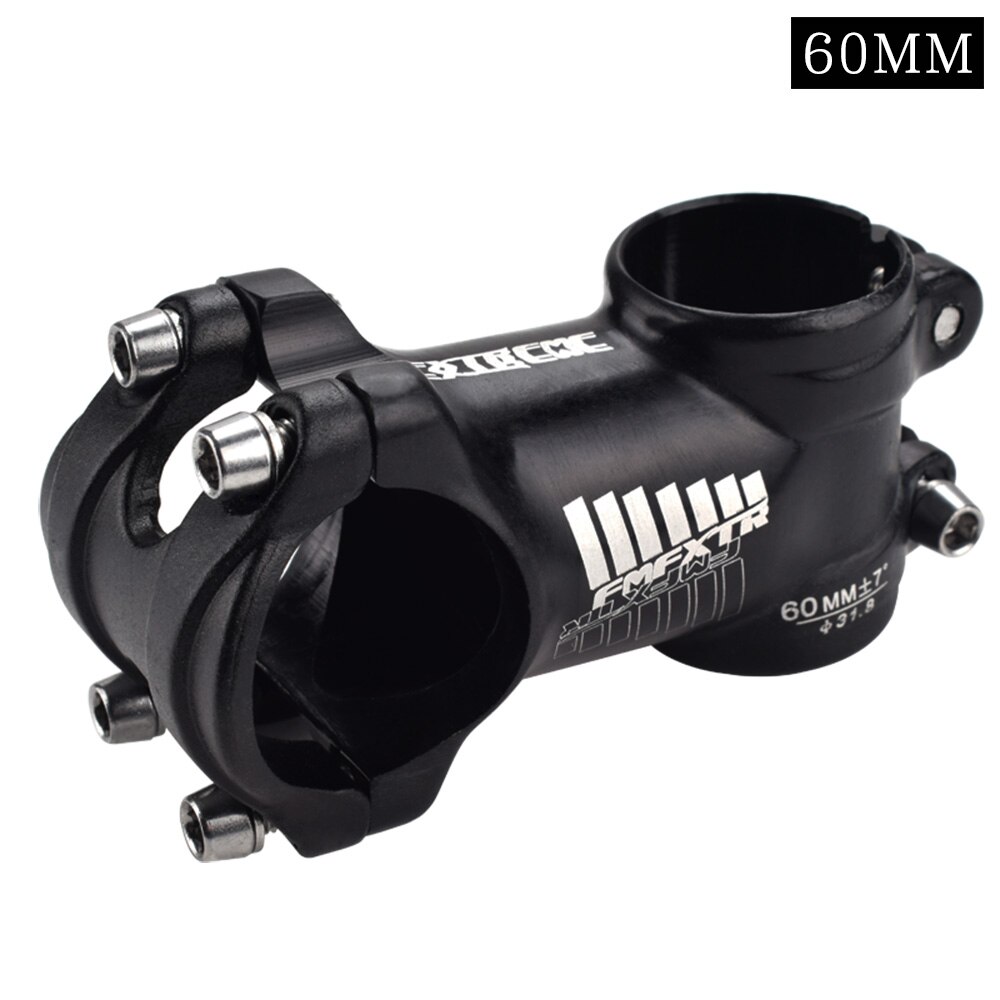 MTB Bike Stem 31.8mm*50 60 70 80 90 100 110 120mm 7 Degree Bicycle Stem XC AM Mountain Road Bike handlebar Stem Bicycle Parts: 60mm