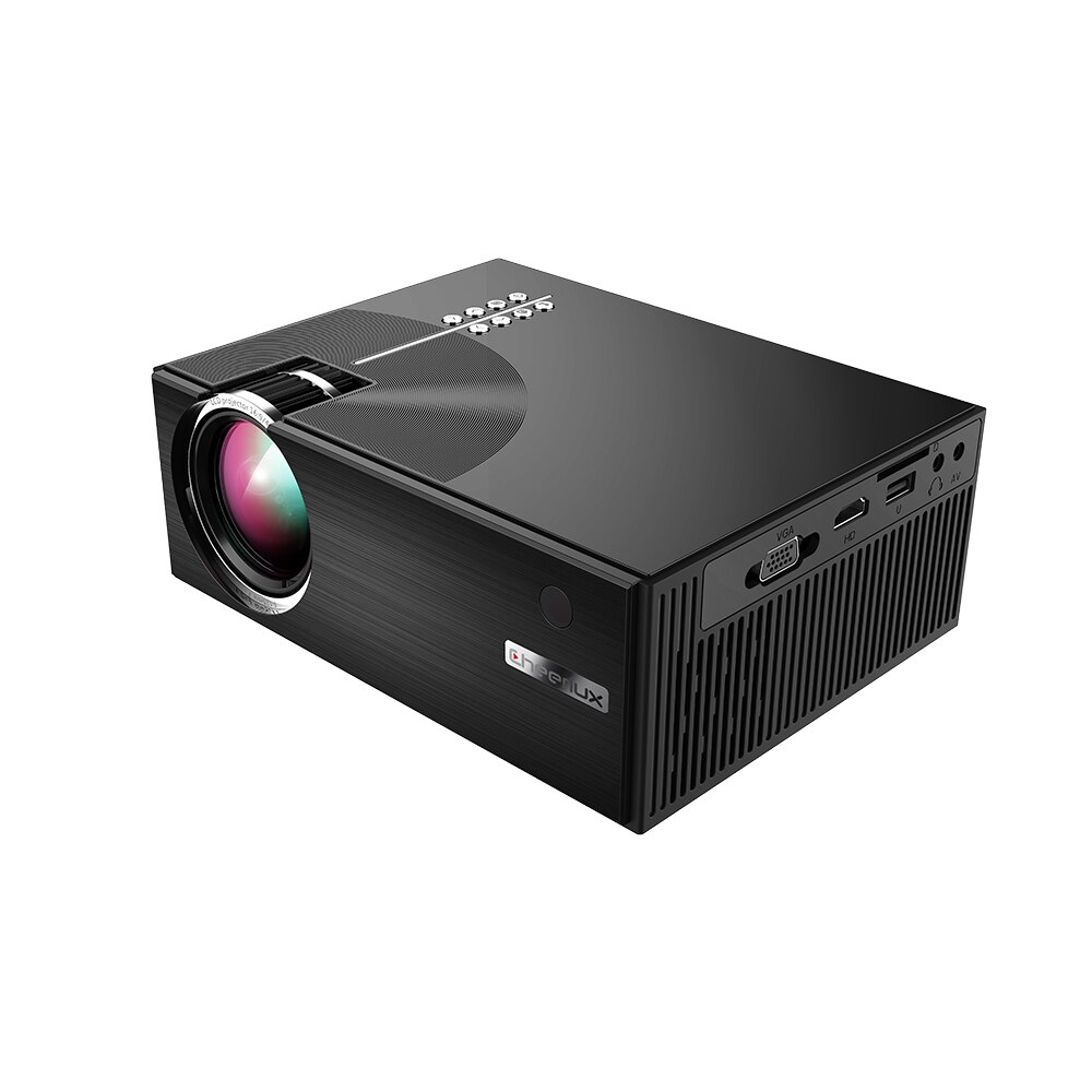 C7 portable full HD same screen LED function family party projector black support mobile phone same screen
