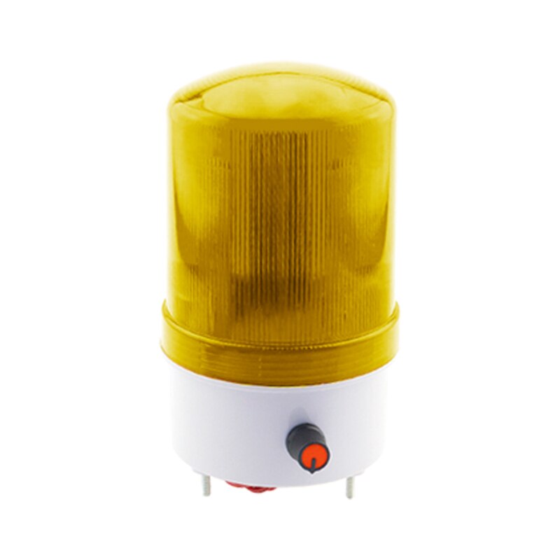 Led-90j knob audible and visual alarm sound adjustable 0 to 100 dB LED Indicator light small Flashing Light Warning light: Yellow / 24V