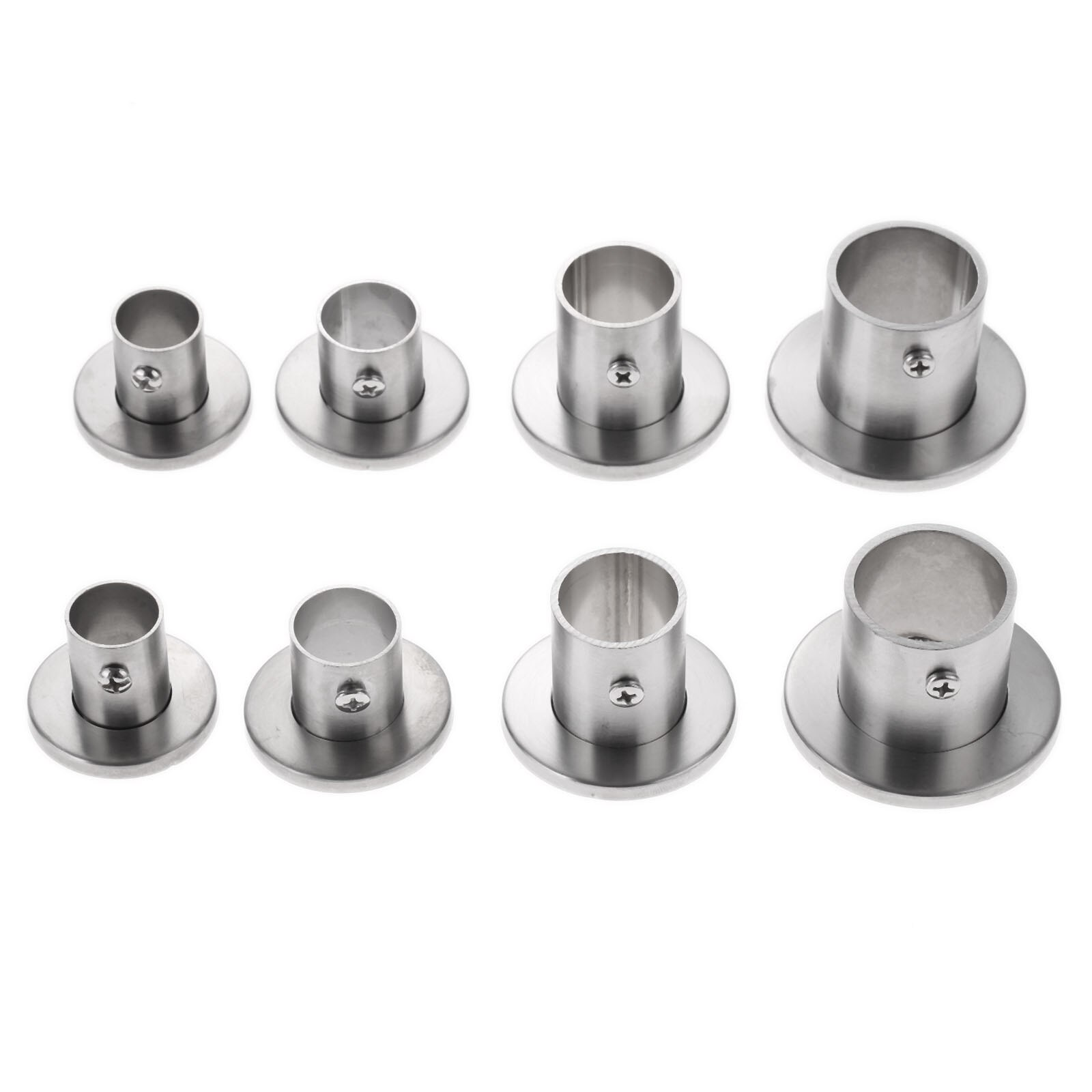 2 st balkong garderob garderob stångflänsfäste rälsstöd hängare klädstång säte hängare rör rörhållare 19mm/22mm/25mm/32mm
