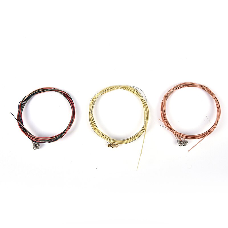 6Pcs/Set Guitar Strings Classical Guitar String Set Pure Copper Strings E-A for Acoustic Folk Guitar Classic Guitar
