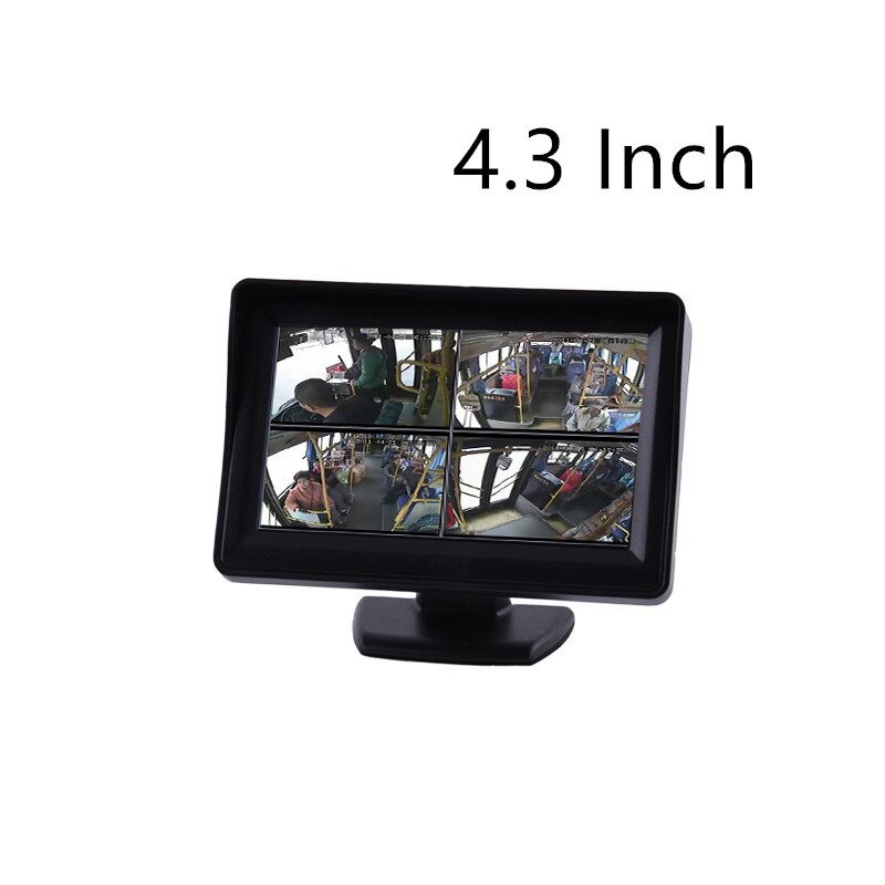 4.3 inch TFT LCD Screen DVR CCTV System LCD Monitor used for bus taxi truck train