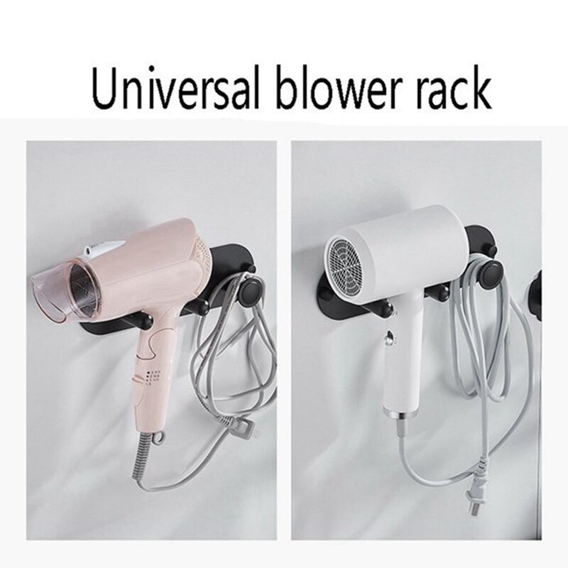 Wall Mounted Holder For Dyson Supersonic Hair Dryer, Self Adhesive Wall Hanging Power Plug Organize