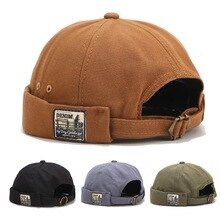 Ademend Brimless Hoed Beanie Hoeden Vintage Cap Beanie Cap Bboy Mode Sport Sailor Cap Hip Hop Hoed Dance Hip-hop