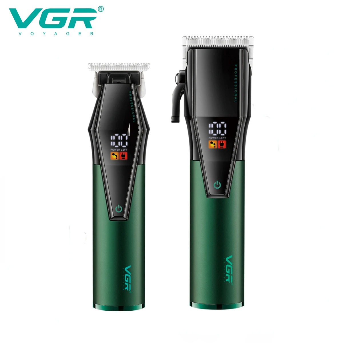 VGR Haarschneider Professioneller Haarschneider Friseur Einstellbare Haarschneidemaschine Elektrischer Haarschneider Wiederaufladbarer Trimmer für Männer V-677