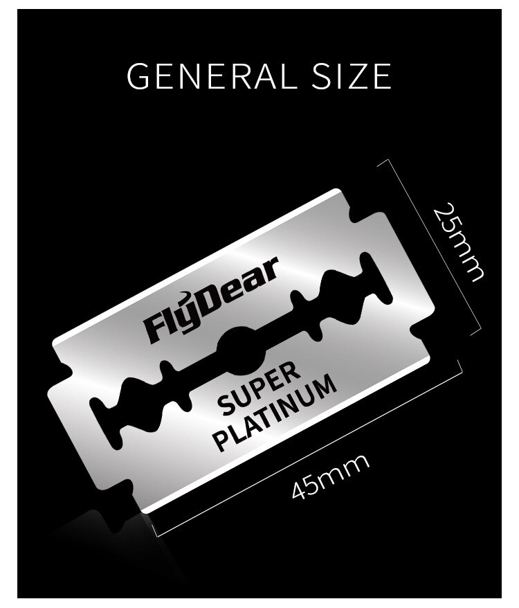 20pcs Dorcc Razor Blades Stainless Steel Safety Razor Blades For Shaving Razor Men Shaver Barber Blade