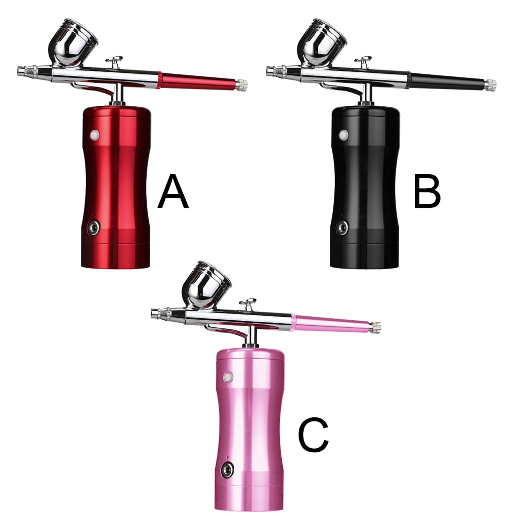 Airbrush Tool USB Portable Rechargeable Nail Airbrush 0.3mm Nozzle Airbrush Kit For Model Cake Decorating Brushes Car Painting