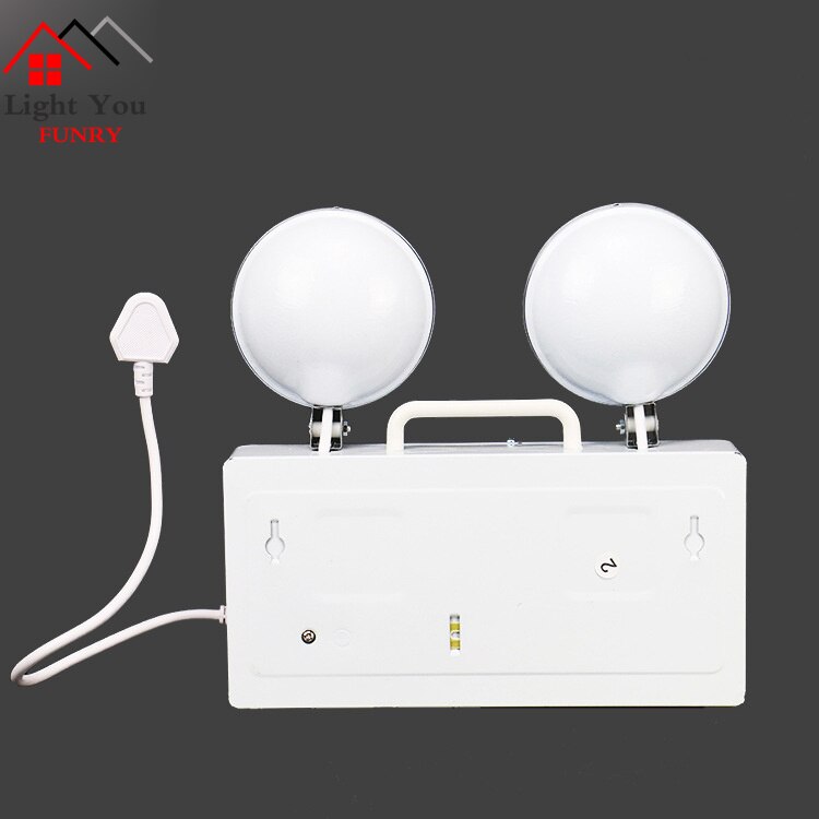 national standard LED fire emergency lighting power supply safety accidents with double charge storage wall outlet