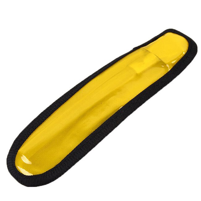 Brazalete con luz LED reflectante para brazo, correa de seguridad para correr de noche mano de ciclista, pulsera: YELLOW