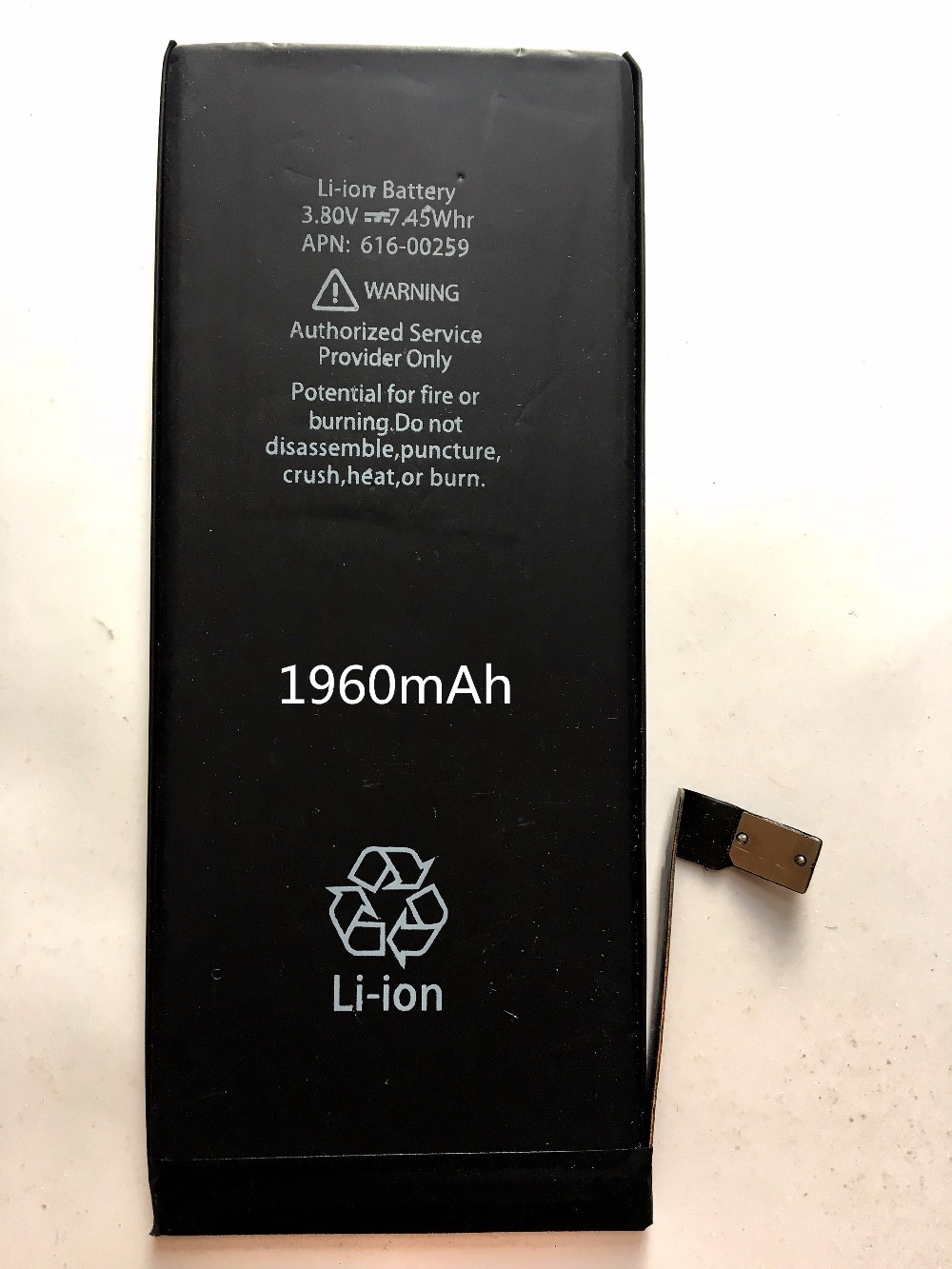 For iphone 7 battery 0 Cycle 3.8V 1960Mah Internal Li-ion battery Replacement Battery for iphone 7 + repair tools