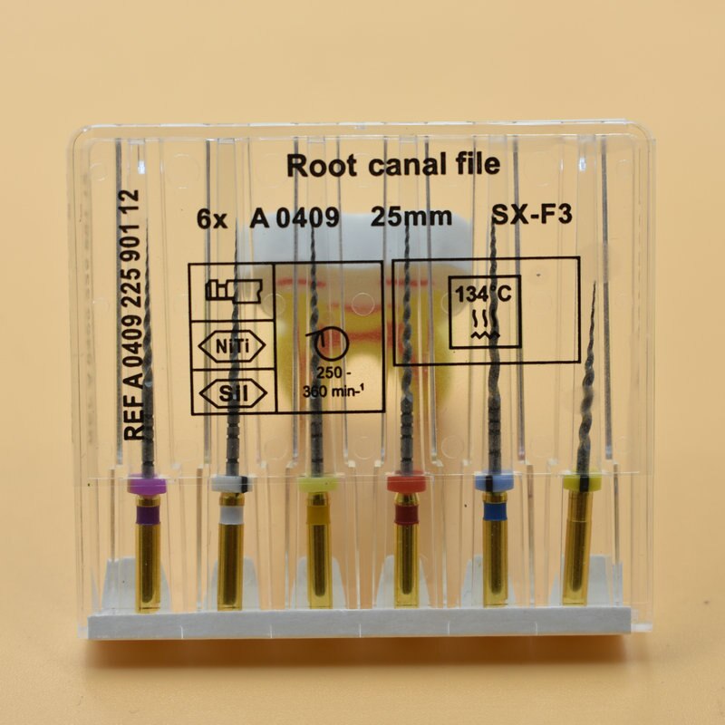 Dental Super Bestanden Endo Rotary Files Endodontische Niti Bestanden 21Mm 25Mm Nikkel Titainium Instrument SX-F3 Tandheelkunde