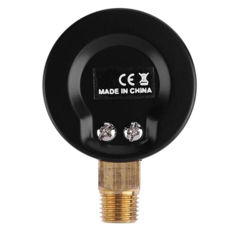 Pressure Tester Gauge Tools 0-100 Psi 0-7Bar 1/8 Inch Npt Face Side Mount Pressure Gauge Dial Air Compressor Meter Hydraulic