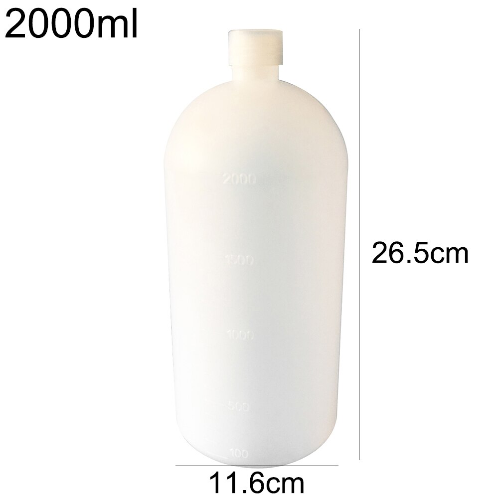 2000ml Clear Plastic Lab Seal Chemical Bottle Sample Bottle Storage Container