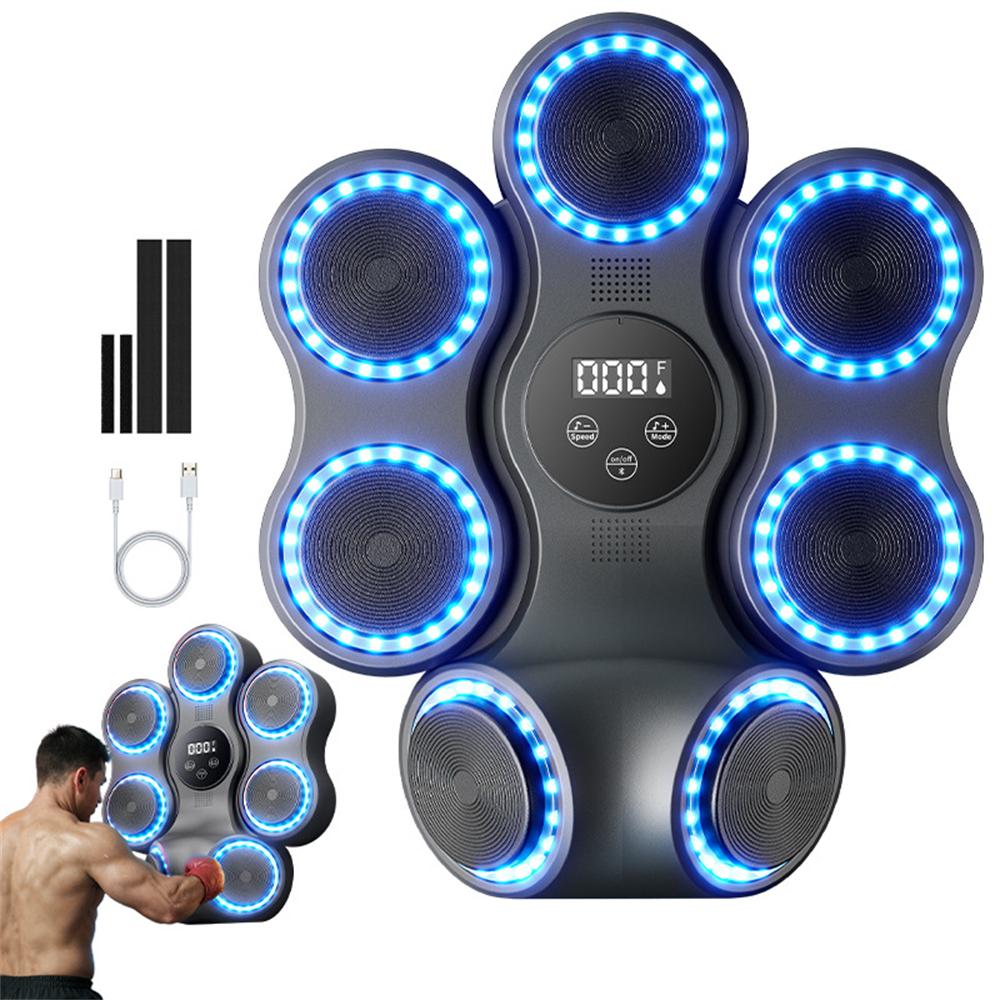 2025 nouvelle Machine de boxe musicale Bluetooth adulte cible murale électronique équipement de perforation cible murale gymnase équipement à domicile