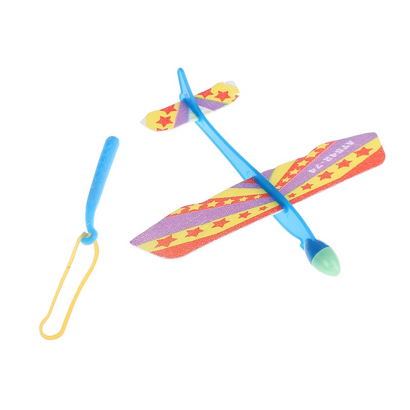 Plastskum elastisk gummidrevet flyvende flysæt flylegetøj