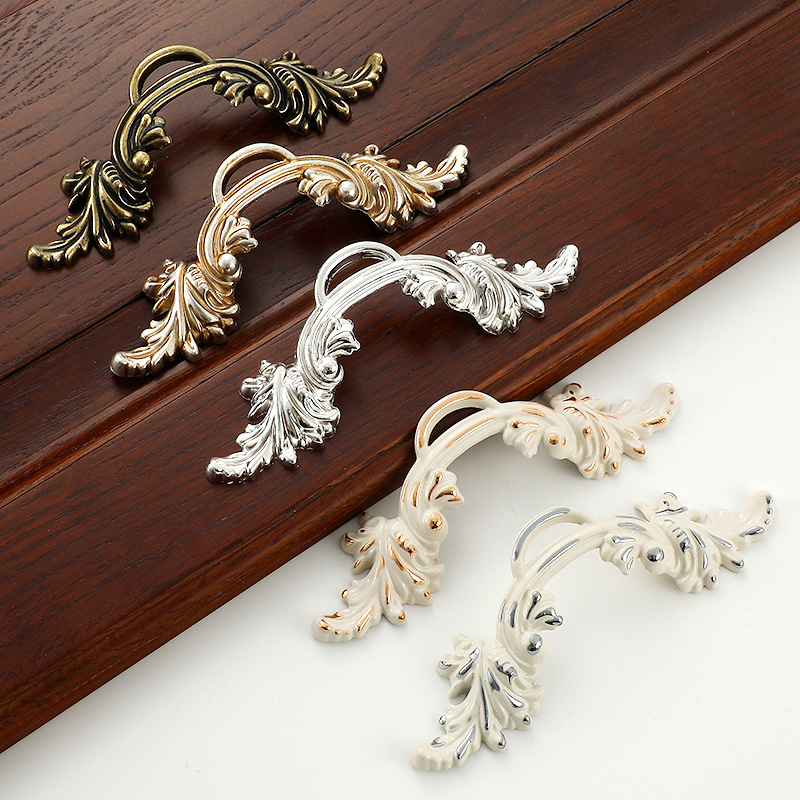 1pc Nordic Carved Vintage Furniture Handles Exquis... – Grandado