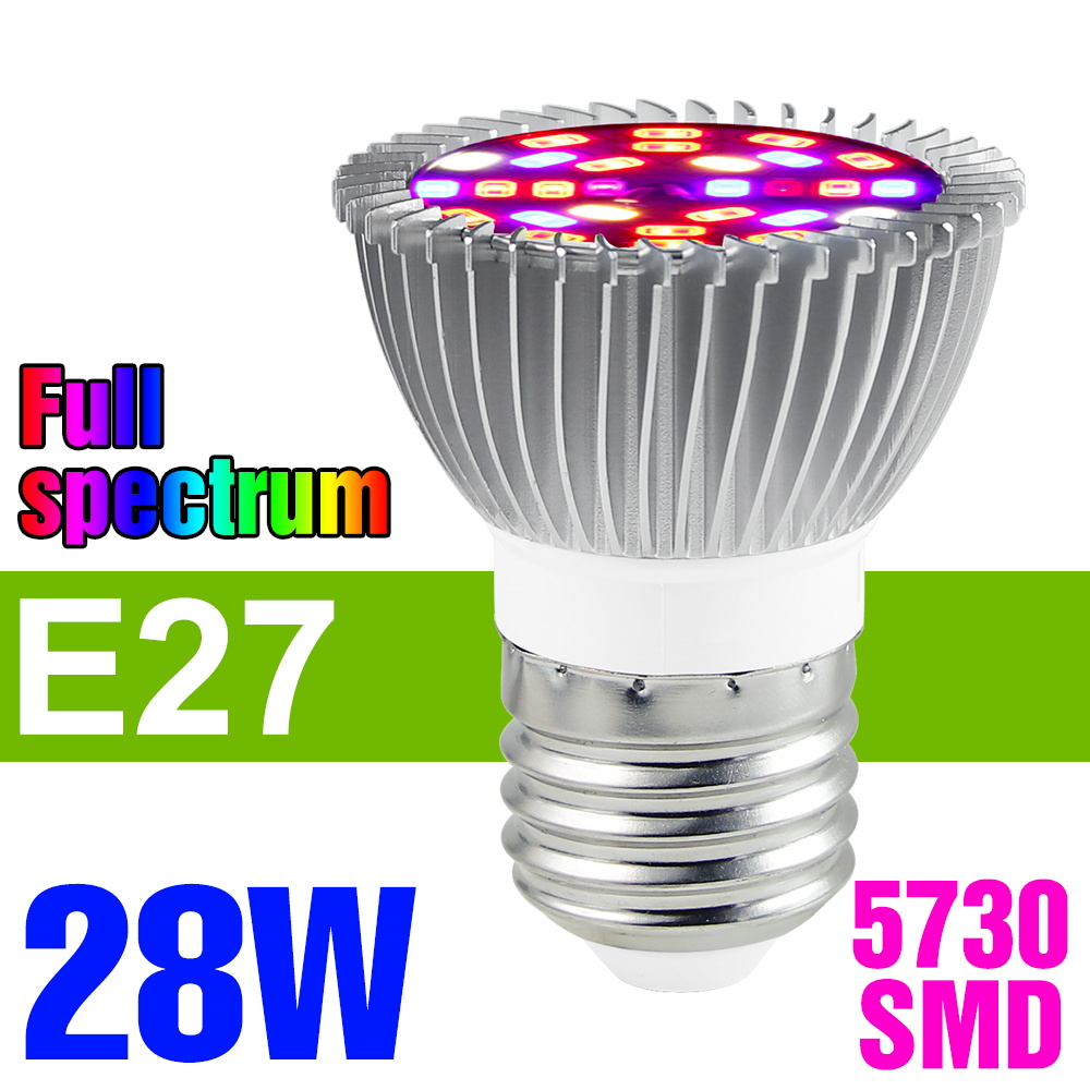150W E27 LED plante poussent ampoule spectre complet E14 semis de légumes floraison Fruite culture hydroponique lampe de culture: green