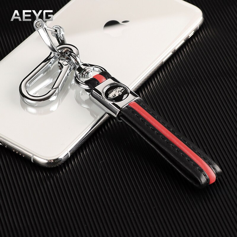 TPU Leather Car Key Case Cover For Ford F-150 Mondeo Galaxy S-Max Explorer Ranger Focus 3 4 ST Mustang Edge Fiesta MK 3 MK4 MK5: Keychain Red