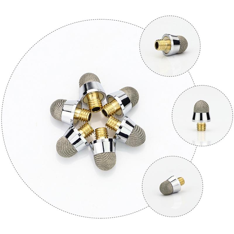 10Pcs M5 External Thread 6.4mm Electroplated Capacitive Pen Replacement Tips