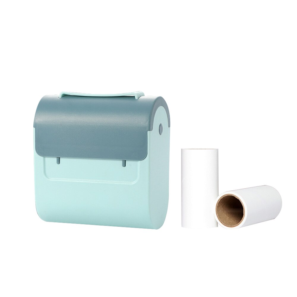 Jas trui ontharingsapparaat scheurbaar haarplakkerig apparaat vervangende papieren roller scheurbaar huisdierhaarplakkerig apparaat reinigingsborstel: Blauw