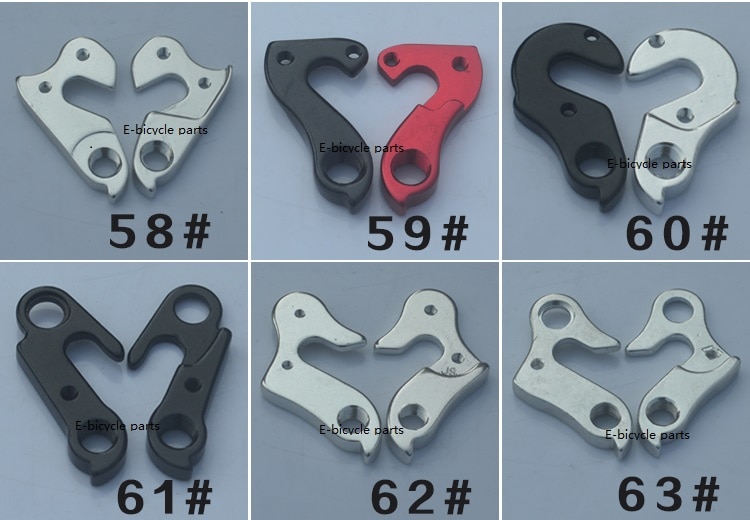 MTB Mountain Bike Bicycle Rear Derailleur Hanger,Frame Dropout, out, Gear Mech Hangers