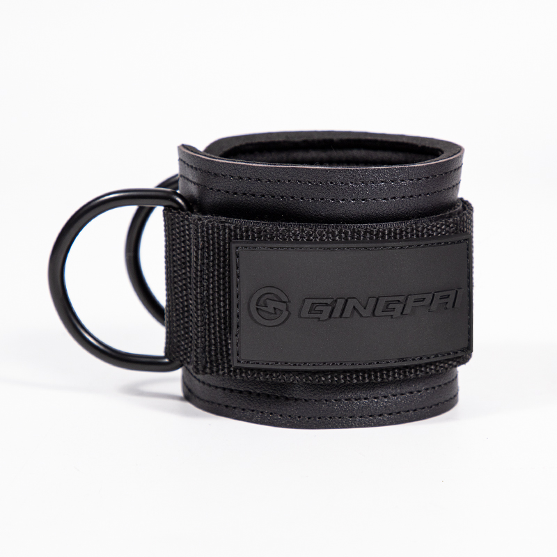 Ankle Strap for Cable Machines and Resistance Bands, Work Out Cuff Attachment for Home & Gym, Glute Workouts - Kickbacks: Beige