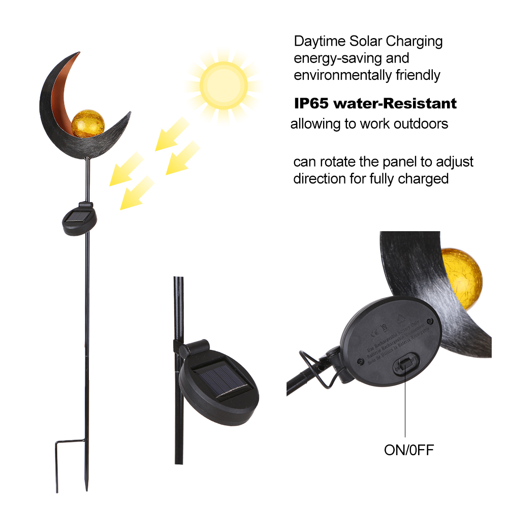 Waterdichte LED solar Lamp Tuin Solar LED Simuleren Vlam Licht Gazon Lantaarn Lamp Outdoor Zonne-verlichting voor Loopbrug Gazon Path