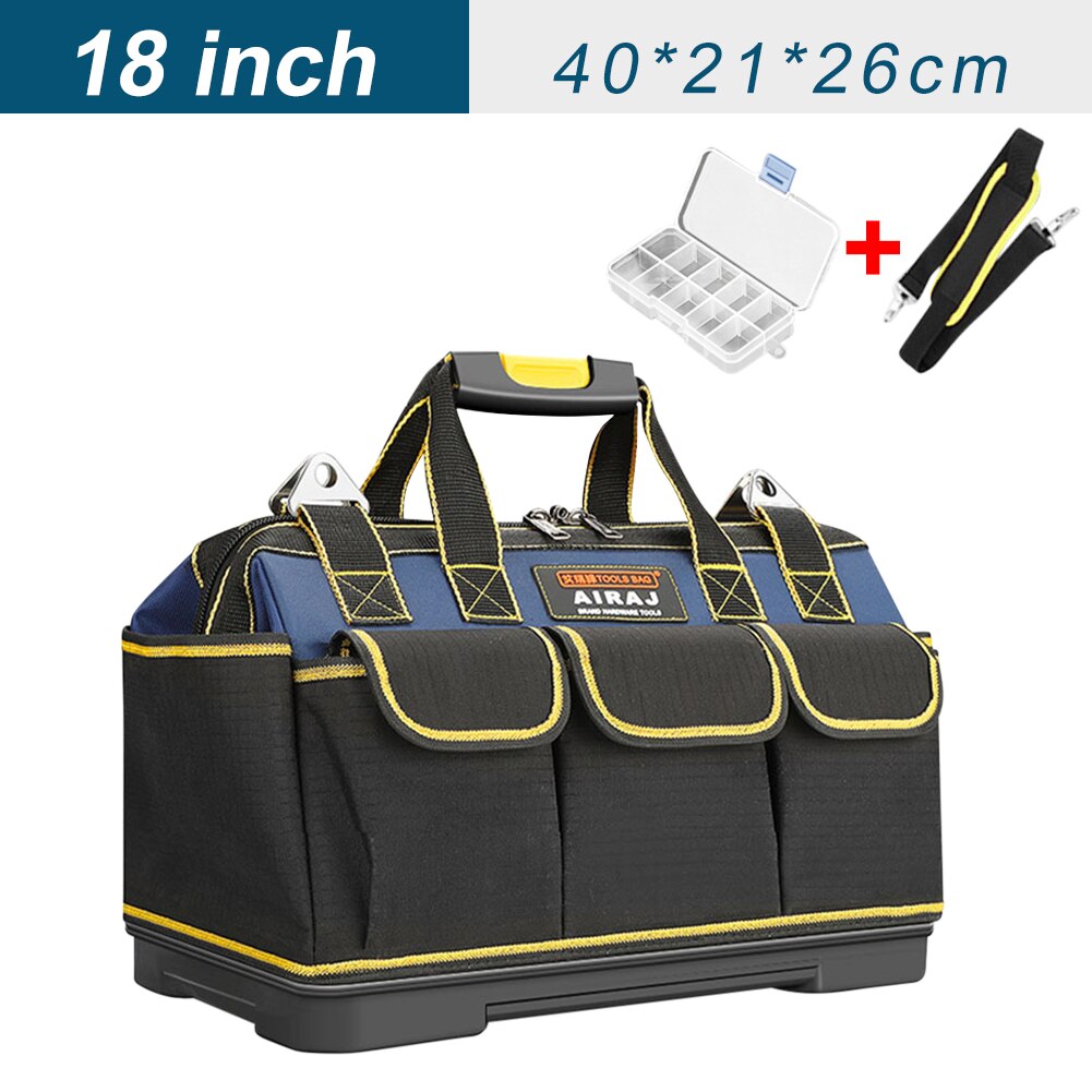 Multi-Funktion Werkzeug Tasche 1680D für Oxford Tuch Elektriker Tasche Breiten Mund Werkzeug Tasche Wasserdichte Lagerung Tasche für Schraubendreher näGel