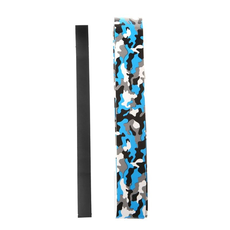 Outdoor Sports Camouflage Tennis Badminton Racket Grip Anti-Skid Sweat Absorbent Tape Overgrip Fishing Rods Sweatband: Blue