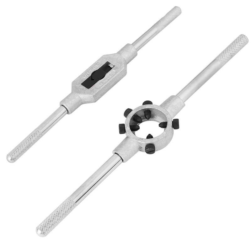 32Pcs Draad Tap M3-M12 Grof Pitch Gelegeerd Staal Tappen Set Met Wrench Draad Gauge Handgereedschap