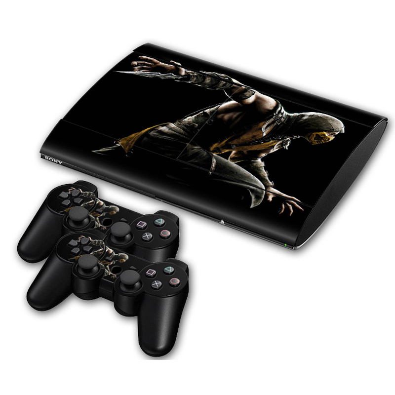 Pegatina de vinilo para ps3 super pegatina de recubrimiento delgada para consola ps3 superfino