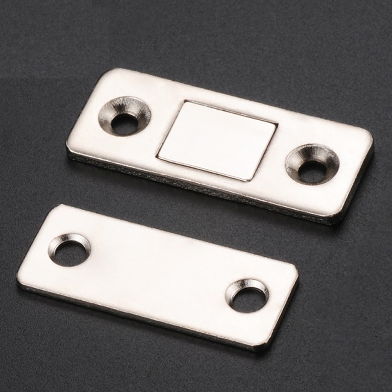 2 teile/satz Starke Tür Näihr Magnetische Tür Fangen verriegeln Tür Magnet für Möbel Schrank Schrank mit Schrauben Ultra Dünne