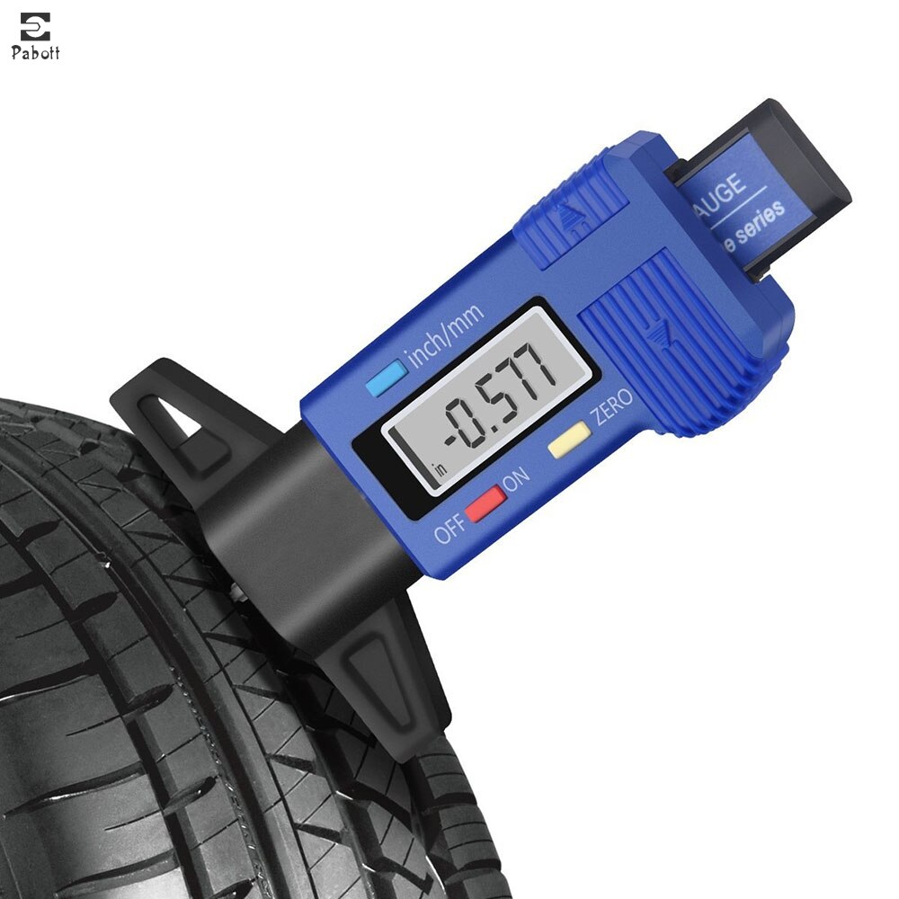 Digital Tire Tread Depth Gauge Meter Measurer for Cars Trucks and SUV 0-25.4mm