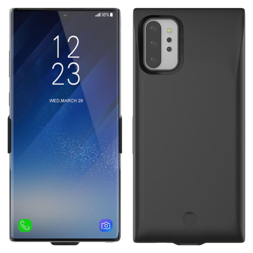 Coque de protection pour Samsung Galaxy Note 10 Plus, avec batterie 7000mAh, batterie externe de secours, Power Bank