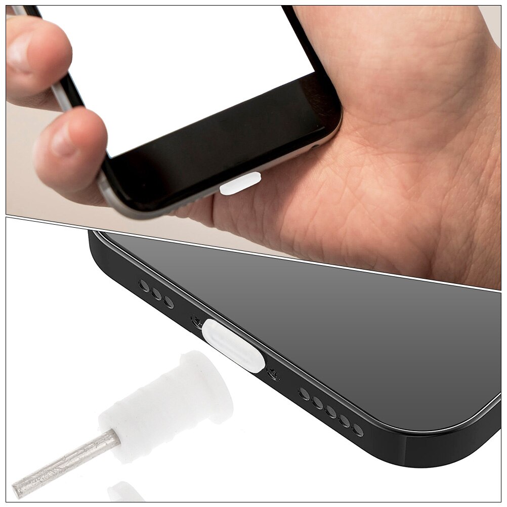30 stück silikon-staubschutzstopfen für usb-c-anschlüsse von kopfhörern an smartphones, tablets und laptops