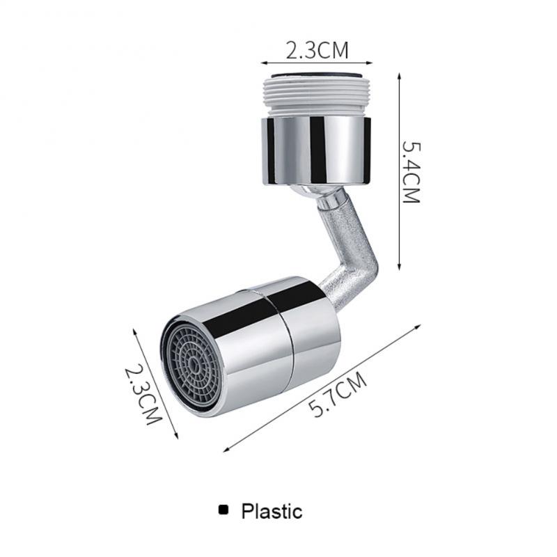 Universal Kitchen Plastic 720° Rotatable Splash Filter Faucet Sprayer Head Flexible Bathroom Tap Extender Adapter Foam Nozzle: Plastic models