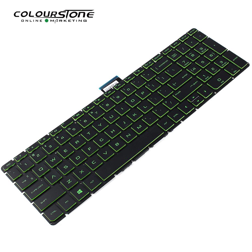 laptop keybard Green letter 15-AB 15-BC US Original laptop keyboard internal keyboard