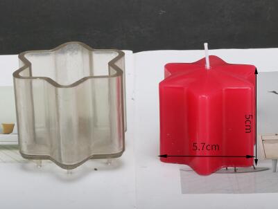 Pentagram hexagon shape candle molds handmade velas multi size candle moulds manual candle form for home ornament lz46: candle mold4