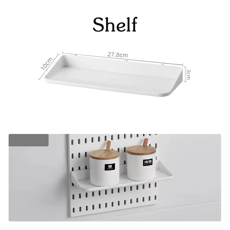 DIY Stecktafel Zubehör Küche Organisation Kein Bohrer Hängen Regal Lagerung Haken Zauberstab Organizer Handwerk Für Garage Zimmer: Grün