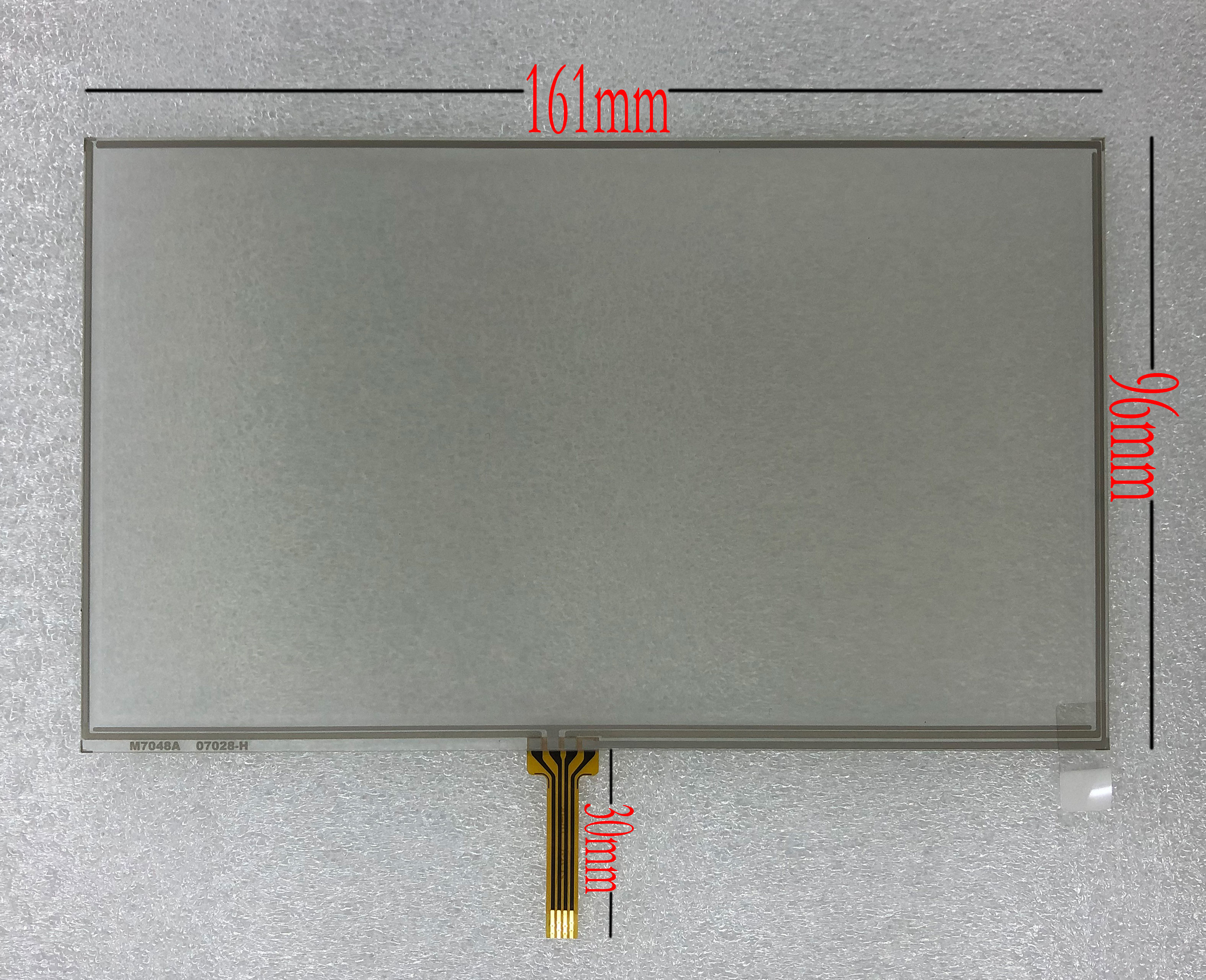 7-Inch 4-Draads Resistive Touch Screen Digitizer Screen 161X96 Voor Ritmix RBK-429