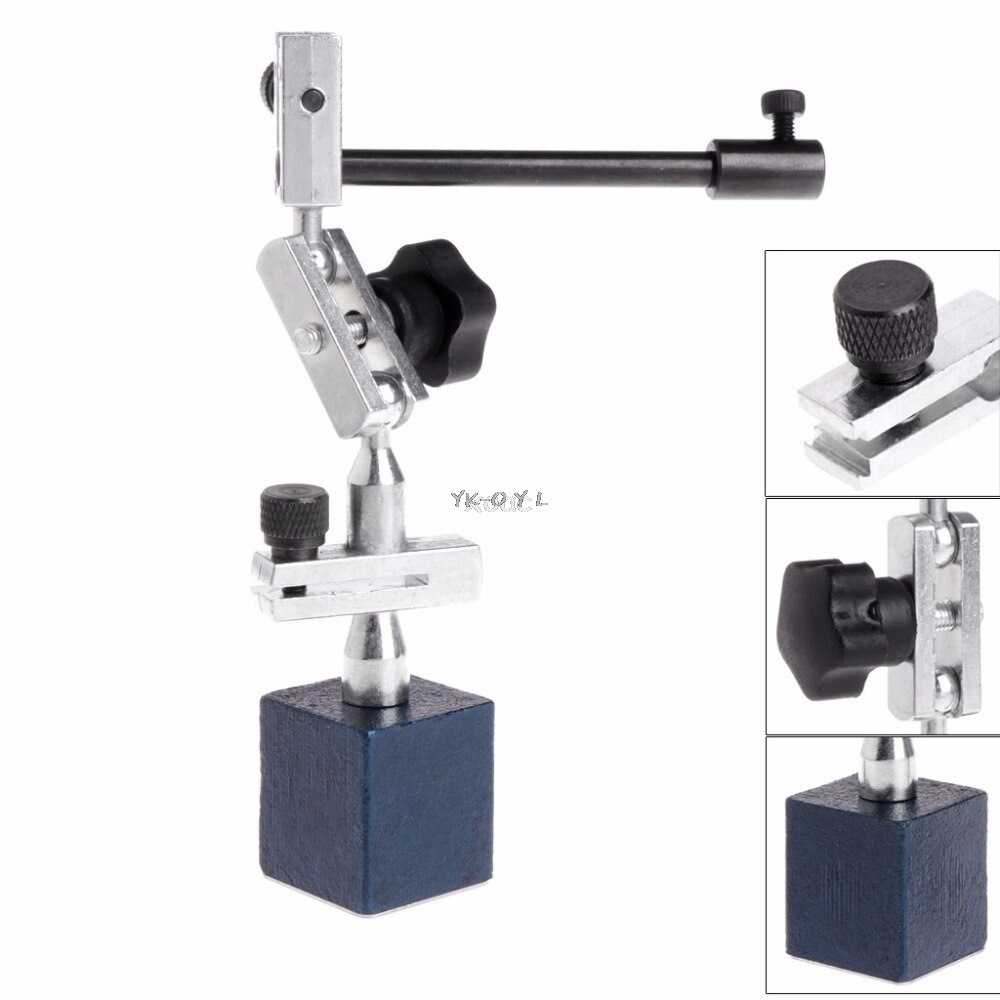 215mm Height Level Dial Test Gauge Indicator Rotary Magnetic Stand Base Holder Base Holder Stand A02