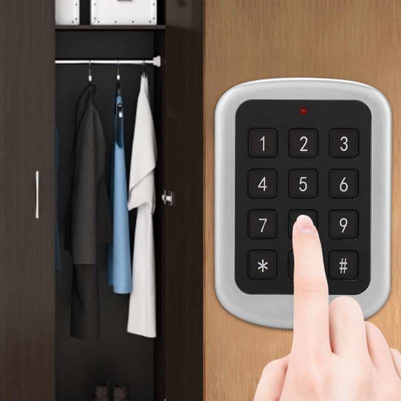 Elektronisches passwortschloss für die haussicherheit, elektronisches schrank- und aktenschrank-schubladenschloss