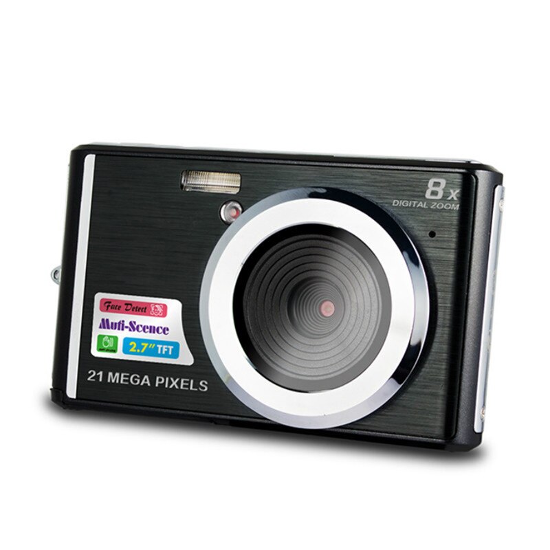 Digitale Camera Thuis Afdrukken 2.4-Inch Tft Hd Scherm 21MP Cmos 5.0MP Anti-Shake Ondersteuning Printer: Black